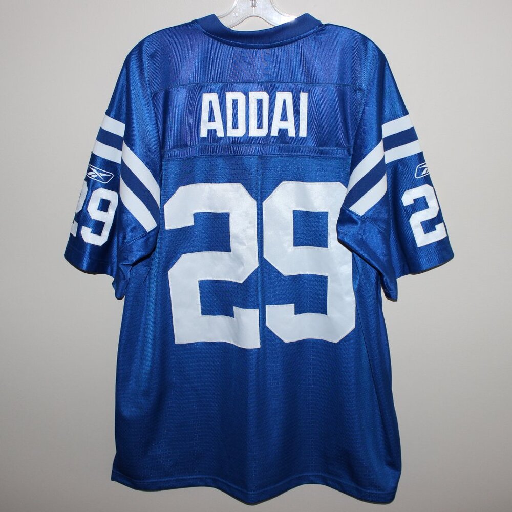 near mint vintage Joseph ADDAI #29 Indianapolis Colts NFL Reebok stitched jersey